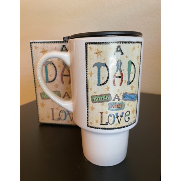 Dad Travel Mug with Box -Ceramic - Picture 4 of 10
